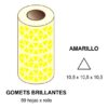 GOMETS AMARILLOS EN ESTUCHE 10,5 x 10,5 x 10,5 MM