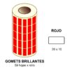 GOMETS ROJOS EN ESTUCHE 20x10 MM