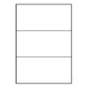 Etiquetas adhesivas COMPTEC 210 x 99 blancas – permanente – 500 hojas